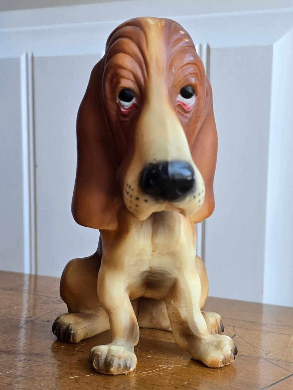 Vintage Breyer Molding Co Sad Eyes Bassett Hound Dog Figurine 7" Mid Century